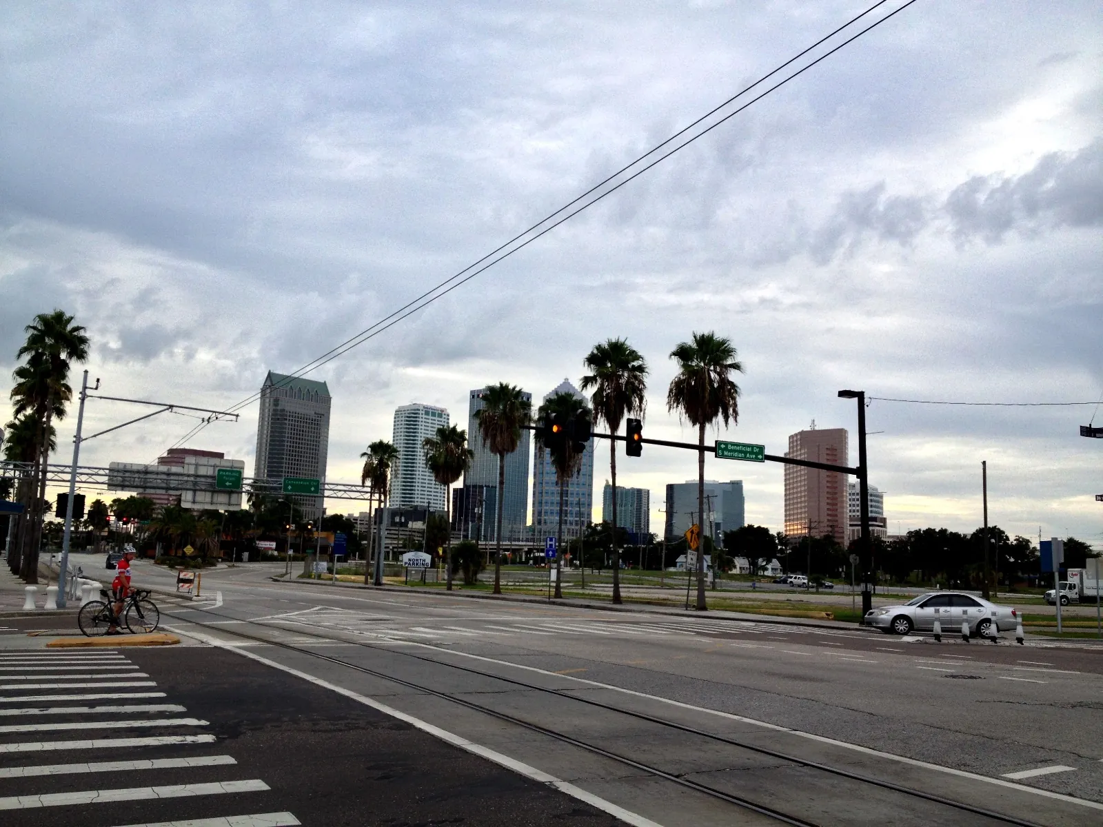 The downtown Tampa skyline